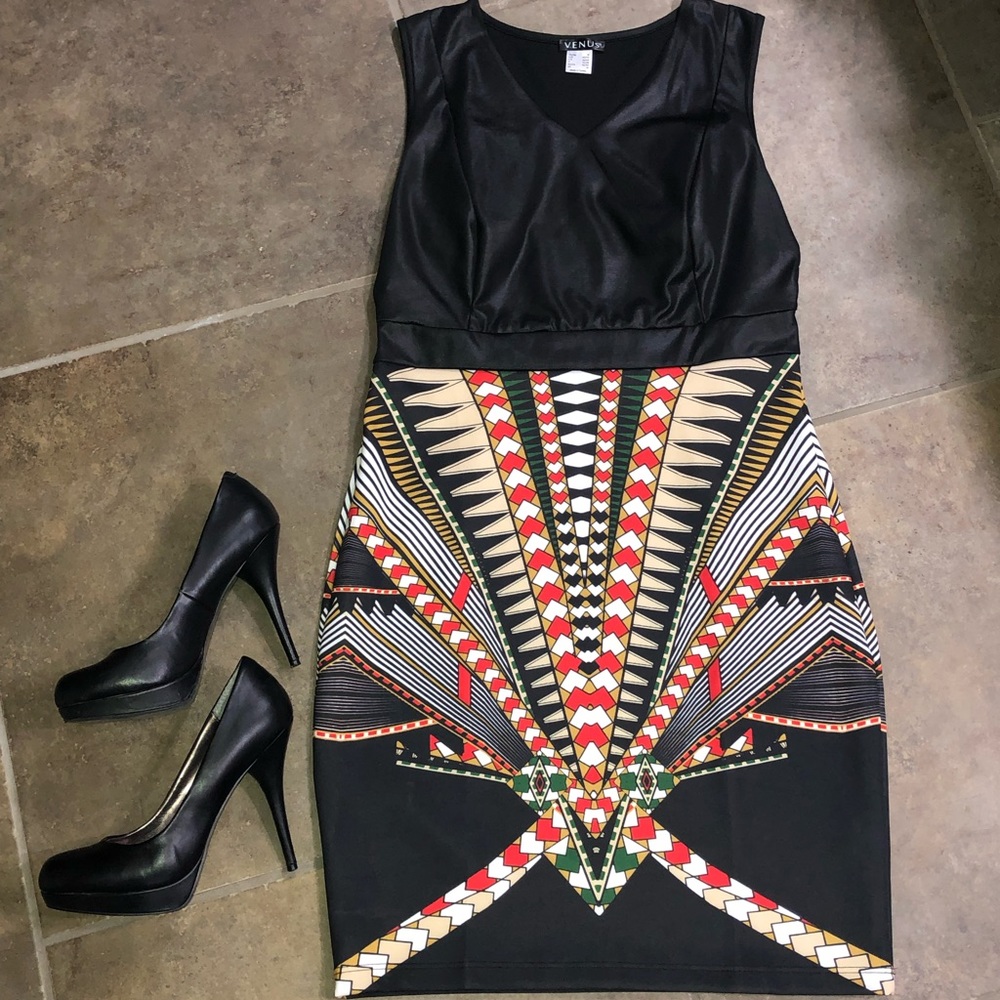 Venus printed Bodycon dress size M